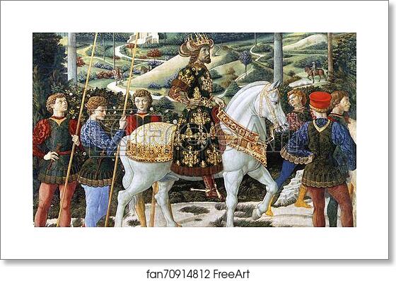 Free art print of Procession of the Magus Melchior. Detail by Benozzo Gozzoli Free art print of Procession of the Magus Melchior. Detail by Benozzo Gozzoli