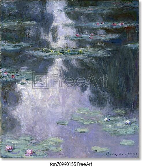 Free art print of Water Lilies (Nymphéas) by Claude Monet