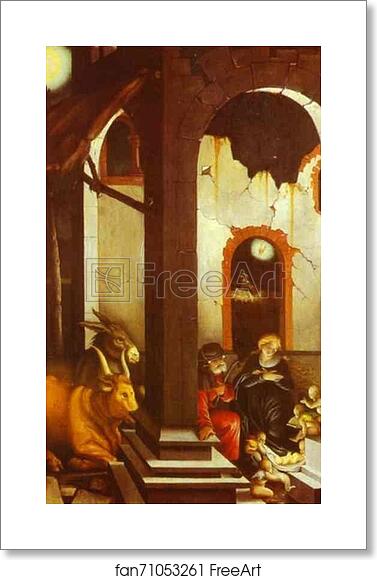 Free art print of The Nativity by Hans Baldung, Called Grien Free art print of The Nativity by Hans Baldung, Called Grien