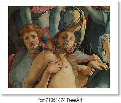 Free art print of Deposition of Christ. Detail by Jacopo Carrucci, Known As Pontormo