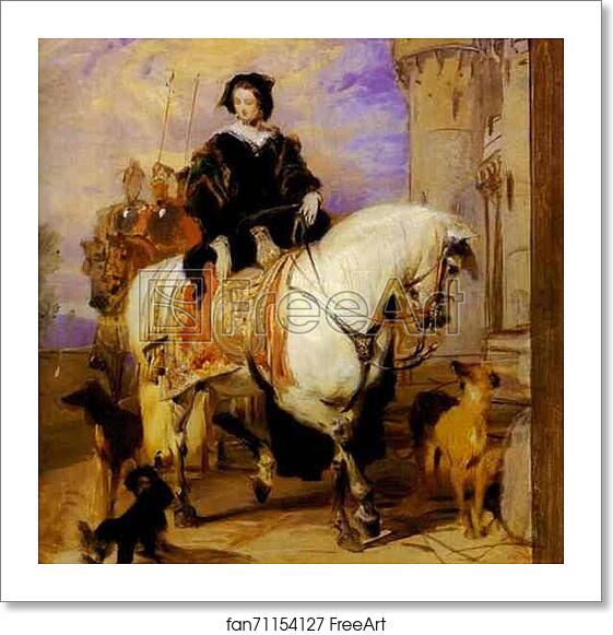 Free art print of Queen Victoria on Horseback by Sir Edwin Landseer