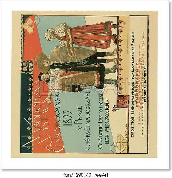Free art print of Exposition ethnographique tchèco-slave de Prague by Vojtěch Hynais Free art print of Exposition ethnographique tchèco-slave de Prague by Vojtěch Hynais