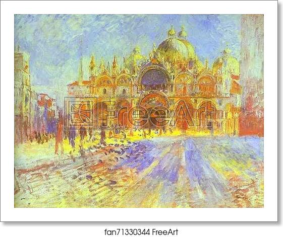 Free art print of St. Mark's Square, Venice by Pierre-Auguste Renoir Free art print of St. Mark's Square, Venice by Pierre-Auguste Renoir