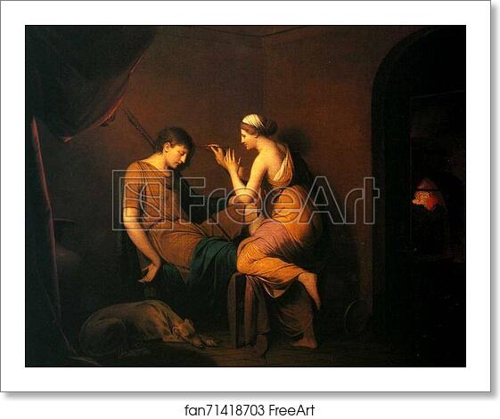 Free art print of The Corinthian Maid by Joseph Wright Of Derby Free art print of The Corinthian Maid by Joseph Wright Of Derby