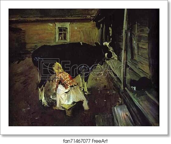 Free art print of Farm Yard in Finland by Valentin Serov Free art print of Farm Yard in Finland by Valentin Serov