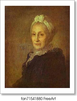 Free art print of Portrait of Anna Yuryevna Kvashnina-Samarina by Fedor Rokotov