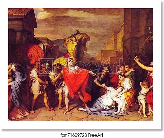 Free art print of Death of Camilla, Sister of Horatio by Feodor Bruni Free art print of Death of Camilla, Sister of Horatio by Feodor Bruni