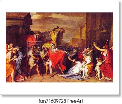 Free art print of Death of Camilla, Sister of Horatio by Feodor Bruni