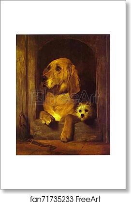 Free art print of Dignity and Impudence by Sir Edwin Landseer