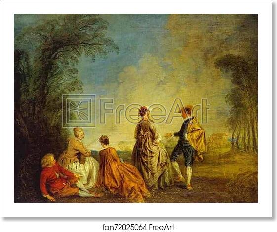 Free art print of An Embarrassing Proposal by Jean-Antoine Watteau Free art print of An Embarrassing Proposal by Jean-Antoine Watteau