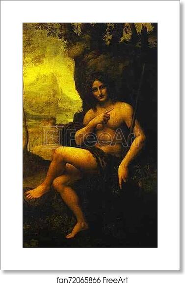 Free art print of John the Baptist with the Attributes of Bacchus by Leonardo Da Vinci Free art print of John the Baptist with the Attributes of Bacchus by Leonardo Da Vinci