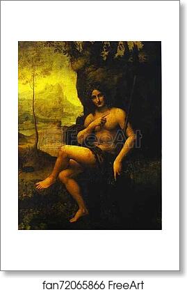Free art print of John the Baptist with the Attributes of Bacchus by Leonardo Da Vinci Free art print of John the Baptist with the Attributes of Bacchus by Leonardo Da Vinci