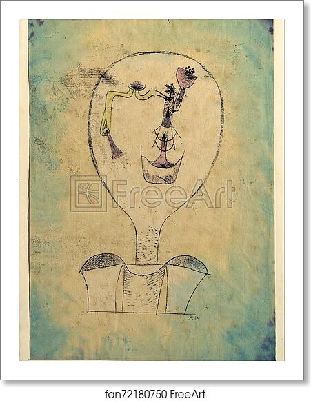 Free art print of The Beginnings of a Smile by Paul Klee