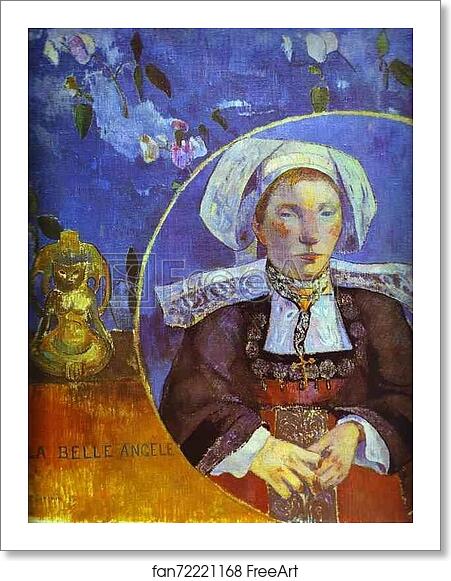 Free art print of La Belle Angèle (Portrait of Madame Satre) by Paul Gauguin Free art print of La Belle Angèle (Portrait of Madame Satre) by Paul Gauguin