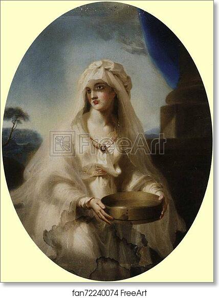 Free art print of Vestal Virgin by Sir Thomas Lawrence