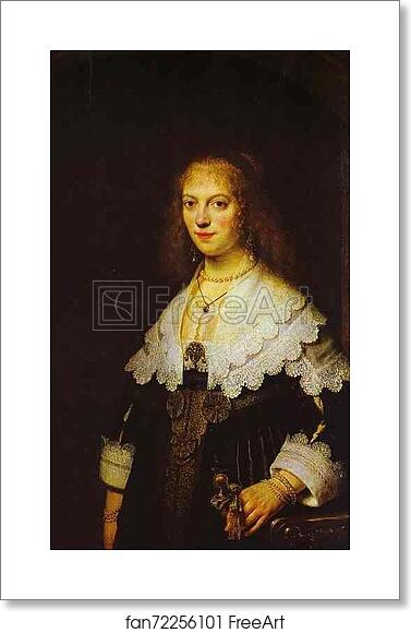 Free art print of Portrait of Maria Trip by Rembrandt Harmenszoon Van Rijn