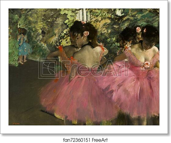 Free art print of Ballerinas in Pink by Edgar Degas | FreeArt | fan72360151