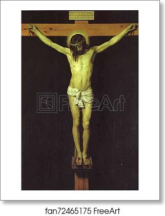 Free art print of Christ Crucified by Diego Velázquez
