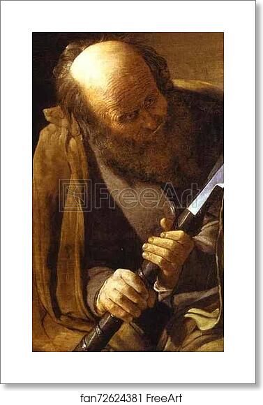 Free art print of St. Thomas by Georges De La Tour Free art print of St. Thomas by Georges De La Tour