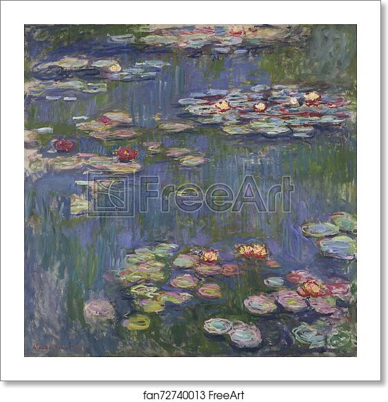 Free art print of Water Lilies by Claude Monet Free art print of Water Lilies by Claude Monet