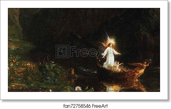 Free art print of The Voyage of Life: Childhood. Detail by Thomas Cole Free art print of The Voyage of Life: Childhood. Detail by Thomas Cole