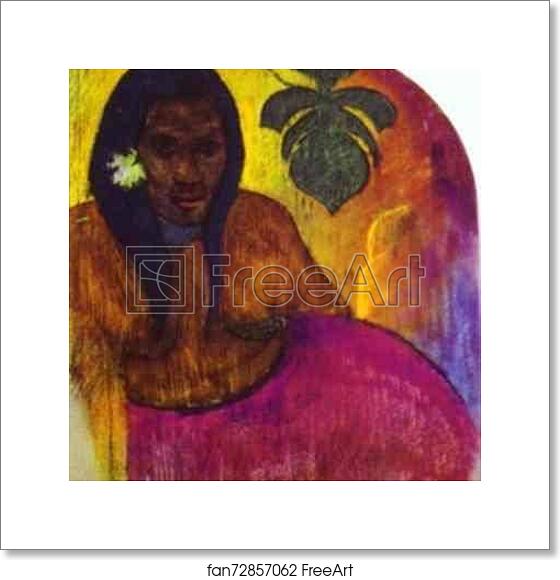 Free art print of Tahitian Woman by Paul Gauguin Free art print of Tahitian Woman by Paul Gauguin