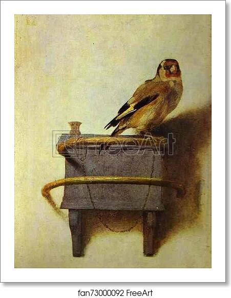 Free art print of The Goldfinch by Carel Fabritius Free art print of The Goldfinch by Carel Fabritius