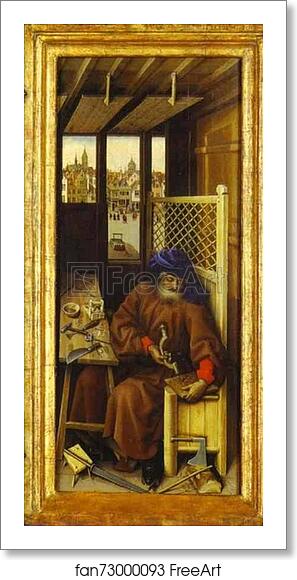 Free art print of The Annunciation. (The Merode Altarpiece). The right panel of the triptych by Robert Campin (Master Of Flemalle) Free art print of The Annunciation. (The Merode Altarpiece). The right panel of the triptych by Robert Campin (Master Of Flemalle)