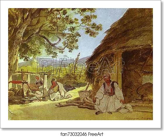 Free art print of Greek Morning in Myraca by Karl Brulloff Free art print of Greek Morning in Myraca by Karl Brulloff
