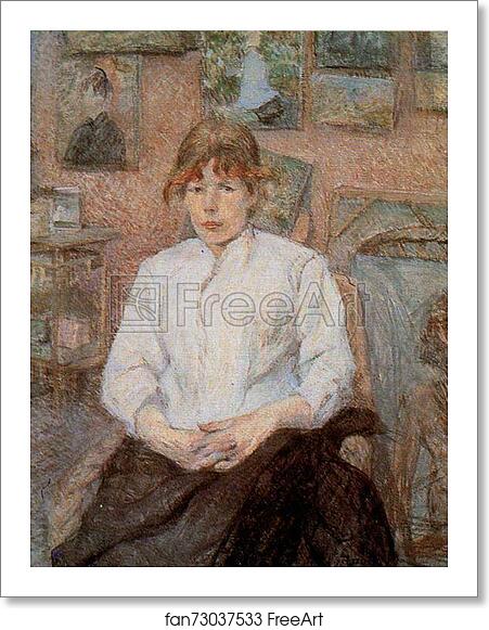 Free art print of Rousse au caraco blanc / Red-Haired Woman in a White Blouse by Henri De Toulouse-Lautrec Free art print of Rousse au caraco blanc / Red-Haired Woman in a White Blouse by Henri De Toulouse-Lautrec