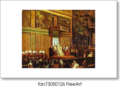 Free art print of The Sistine Chapel by Jean-Auguste-Dominique Ingres
