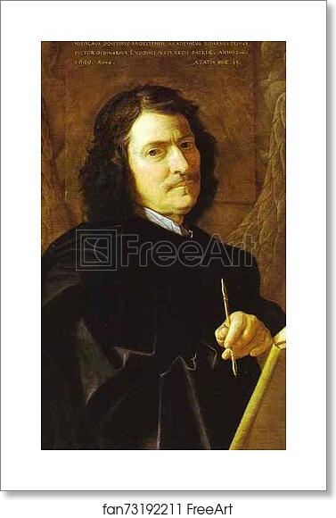 Free art print of Self-Portrait by Nicolas Poussin Free art print of Self-Portrait by Nicolas Poussin