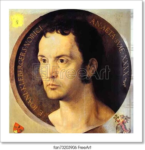 Free art print of Portrait of Johannes Kleberger by Albrecht Dürer Free art print of Portrait of Johannes Kleberger by Albrecht Dürer