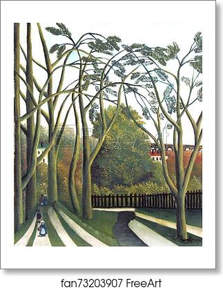 Free art print of The Banks of the Bièvre near Bicêtre by Henri Rousseau Free art print of The Banks of the Bièvre near Bicêtre by Henri Rousseau