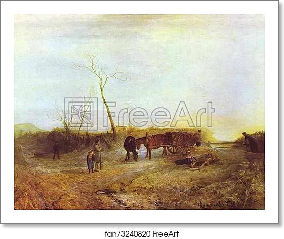 Free art print of Frosty Morning by Joseph Mallord William Turner Free art print of Frosty Morning by Joseph Mallord William Turner