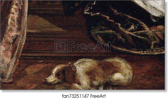 Free art print of Danae. Detail by Jacopo Robusti, Called Tintoretto