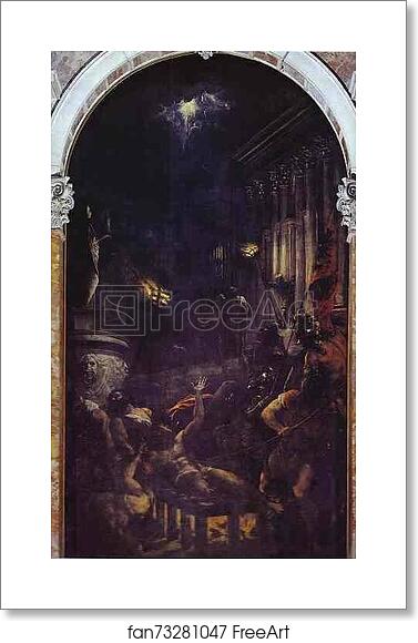 Free art print of The Martyrdom of St. Lawrence by Titian