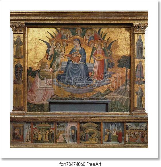 Free art print of Madonna della Cintola by Benozzo Gozzoli Free art print of Madonna della Cintola by Benozzo Gozzoli