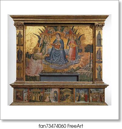 Free art print of Madonna della Cintola by Benozzo Gozzoli