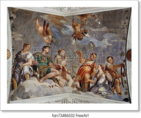 Free art print of Ceiling of the Room of Married Love by Paolo Veronese Free art print of Ceiling of the Room of Married Love by Paolo Veronese