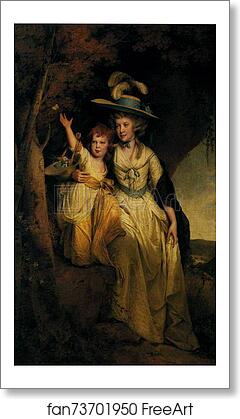 Free art print of Susannah Hurt with Her Daughter Mary Anne by Joseph Wright Of Derby Free art print of Susannah Hurt with Her Daughter Mary Anne by Joseph Wright Of Derby