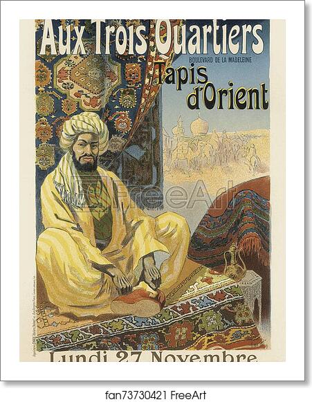 Free art print of Trois Quartiers by René Péan Free art print of Trois Quartiers by René Péan