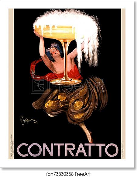 Free art print of Contratto (1922) by Leonetto Cappiello Free art print of Contratto (1922) by Leonetto Cappiello