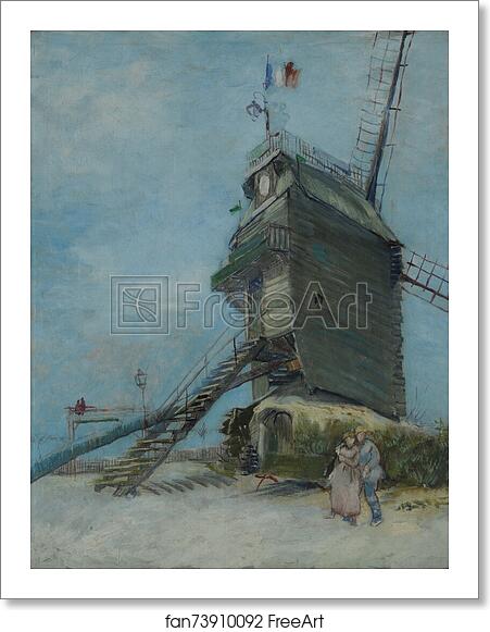 Free art print of Le Moulin de la Galette by Vincent Van Gogh Free art print of Le Moulin de la Galette by Vincent Van Gogh