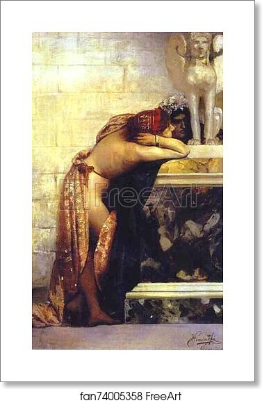 Free art print of Two Figures by a Statue of Sphinx by Henryk Hector Siemiradzki Free art print of Two Figures by a Statue of Sphinx by Henryk Hector Siemiradzki