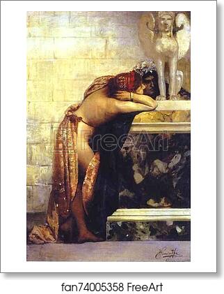 Free art print of Two Figures by a Statue of Sphinx by Henryk Hector Siemiradzki Free art print of Two Figures by a Statue of Sphinx by Henryk Hector Siemiradzki