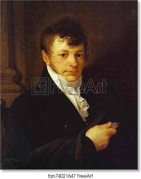 Free art print of Portrait of A. R. Tomilov by Orest Kiprensky