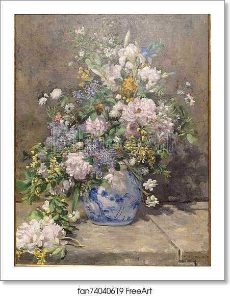 Free art print of Spring Bouquet by Pierre-Auguste Renoir