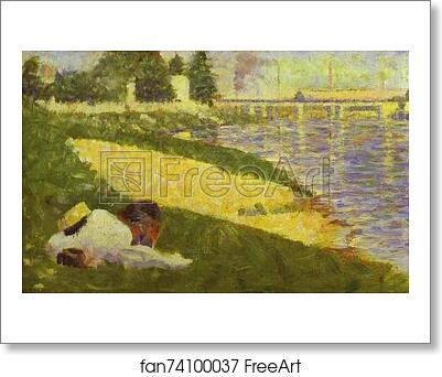 Free art print of Clothes and Hat (study for Bathers at Asnières) by Georges Seurat Free art print of Clothes and Hat (study for Bathers at Asnières) by Georges Seurat