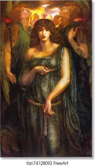 Free art print of Astarte Syriaca by Dante Gabriel Rossetti